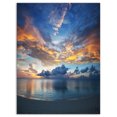 thumbnail image 2 of Exotic Colorful Maldives Seashore - Extra Large Seascape Art Canvas, 2 of 3