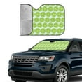 thumbnail image 2 of Yiaed Green Lemon Slices Print Car Windshield Sunshade Front Auto Car Front Window Sun Shade Foldable Sun Visor Shield Cover Auto Accessories for Sedan SUV Truck-Small, 2 of 5