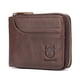 thumbnail image 1 of Billetera de Cuero Cartera de cuero con cremallera plegable para bolsa de viaje BULLCAPTAIN Billetera de Cuero, 1 of 7