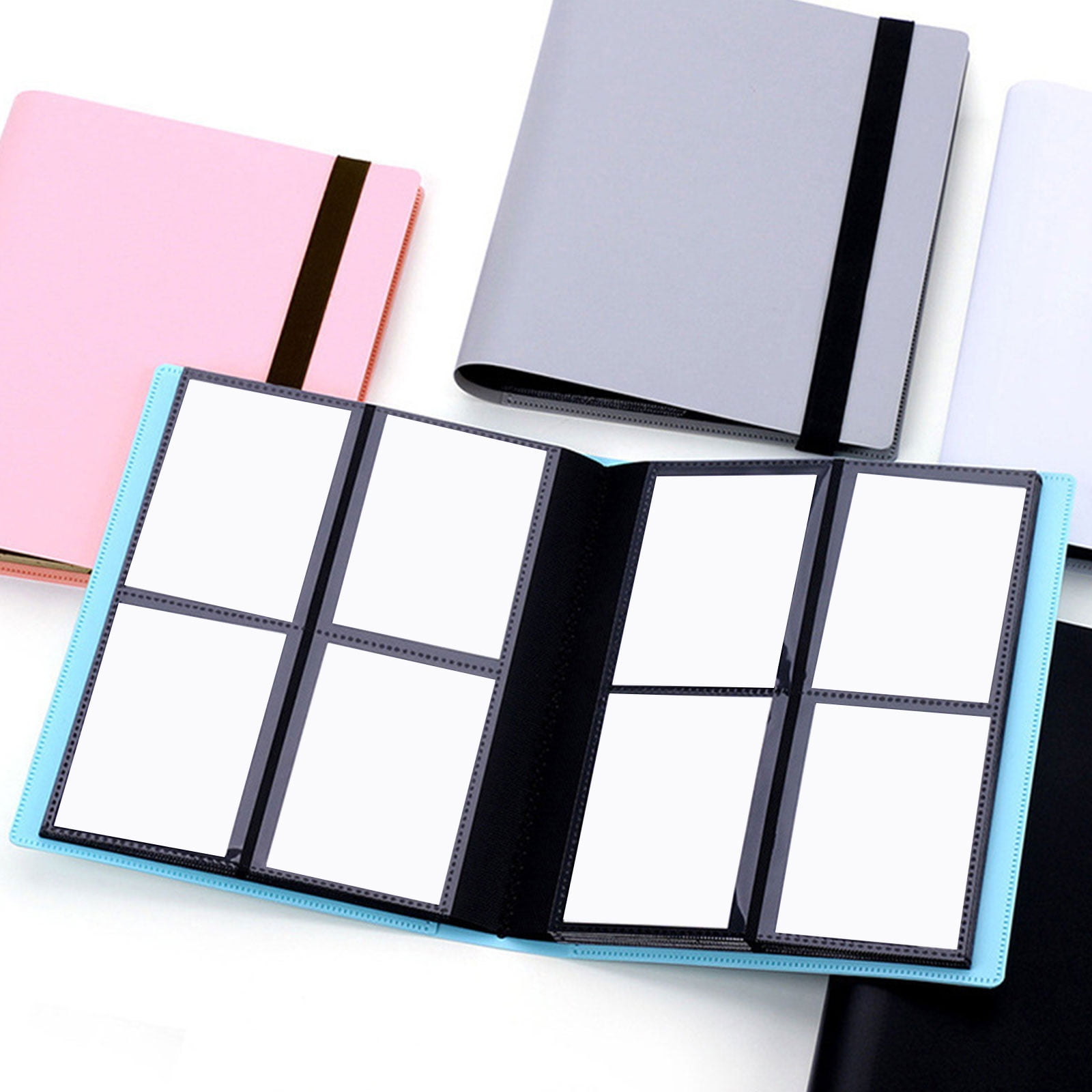 Card Binder 9 Pocket,Trading Card Binder with Card Display Design,360 Double Sided Pocket Collection Binder,Card Album