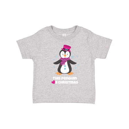 

Inktastic This Penguin Loves Christmas Gift Toddler Boy or Toddler Girl T-Shirt