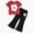001 L, variant on Girls Outfits Toddler Clothes Sweet Summer Set Flutter Sleeve Top Flare Pants Kaprioy Toddler Girl Clothes 2T 3T 4T 5T 6T 7T