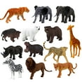 thumbnail image 3 of Juego de Mini juguetes de animales de la selva para niños, 13 Uds., animales salvajes realistas de PVC, juguetes de aprendizaje, figurita de animales, modelo de juguete para niños, 3 of 8