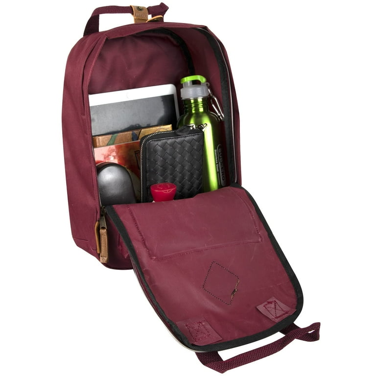 Red hotsell canvas backpack