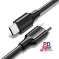 thumbnail image 4 of Cable UGREEN USB-C a USB-C de 1 metro US286 UGREEN Cable de transmisión de datos, 4 of 5