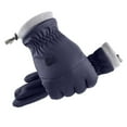 thumbnail image 6 of MSJUHEG Gloves Fingerless Gloves Work Gloves Winter Gloves And Windproofgloves Watertight Outdoor Gloves Winter Non Slip Adult'S Fleece Riding Warm Gloves Winter Gloves Men Blue One Size, 6 of 7
