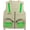 Green, variant on Kids Cargo Vest for Boys and Girls with Reflective Safety Straps. Fits Ages 4-7. 100% Cotton. Size: S/M Color: Pink