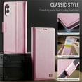 thumbnail image 3 of Autspace Funda para Teléfono con Monedero Magnético Samsung Galaxy S25 Edge de 6,7 Pulgadas, Funda Protectora de Cuero con Función de Tarjetero, Funda con Tapa a Prueba de Golpes, Oro Rosa, 3 of 10