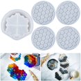 thumbnail image 2 of Honeycomb Coaster Resin Molds Set, 4Pcs Coaster Silicone Molds For Epoxy Resin With Storage Box Mold, Coaster Molds For Resin Casting, Epoxy Mold For DIY Resin Crafts, Cup Mats, Home Decoration, 2 of 4