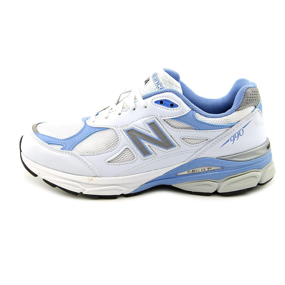 New Balance 990v3 White/Blue Women's Running Shoes W990WB3 - Walmart.com