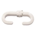 thumbnail image 1 of Under 10 Fixing Clip A Lock Child Proof Sliding Locks Suitable for Knobs & DShaped Cabinet Door Handles White, 1 of 9