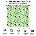 thumbnail image 2 of Blackout Kids Curtains,Green Cow Spot Pattern Childrens Insulated Curtains Set Of 2,Bedroom Essentials,Toddler Room Decor 42x84in(106x213cm), 2 of 5