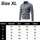 thumbnail image 2 of Camisas deportivas para correr para hombre, jersey de forro polar con cremallera de 1/4, sudaderas de manga larga (gris), 2 of 5