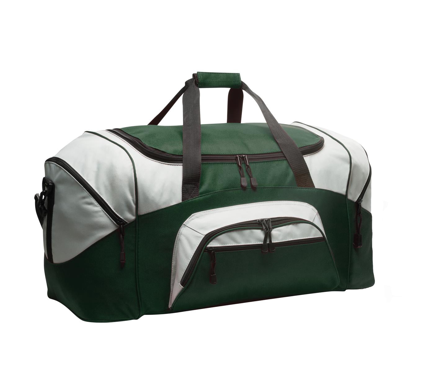 BG99 Port & Company Mens Gym Bag Colorblock Sport Duffel