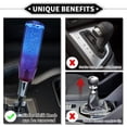 thumbnail image 3 of Unique Bargains Gear Shifter Knob Kit, 15cm Faux Crystal w/ 2 Adapter for Automatic and Manual Vehicle Acrylic Purple, 3 of 6