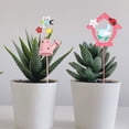 thumbnail image 5 of Sunjoy Tech Flower Pot Pick Plug in Mini Size Decorative Micro Landscape Decoration Animal And Plant Decorate Metal Iron Bird Butterflies Flower Pot Miniature for Home Decor, 5 of 8