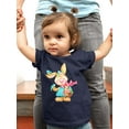 thumbnail image 2 of Rabbit Holding A Basket T-Shirt Infant -Image by Shutterstock,  18 Months, 2 of 4