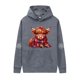 thumbnail image 3 of MHFRRA Sudadera con Capucha Informal de Manga Larga, Suave y Cómoda, Ideal para Uso Diario y Actividades Al Aire Libre, con Cordón Ajustable y Un Espacioso Bolsillo Frontal Gris, 3 of 3