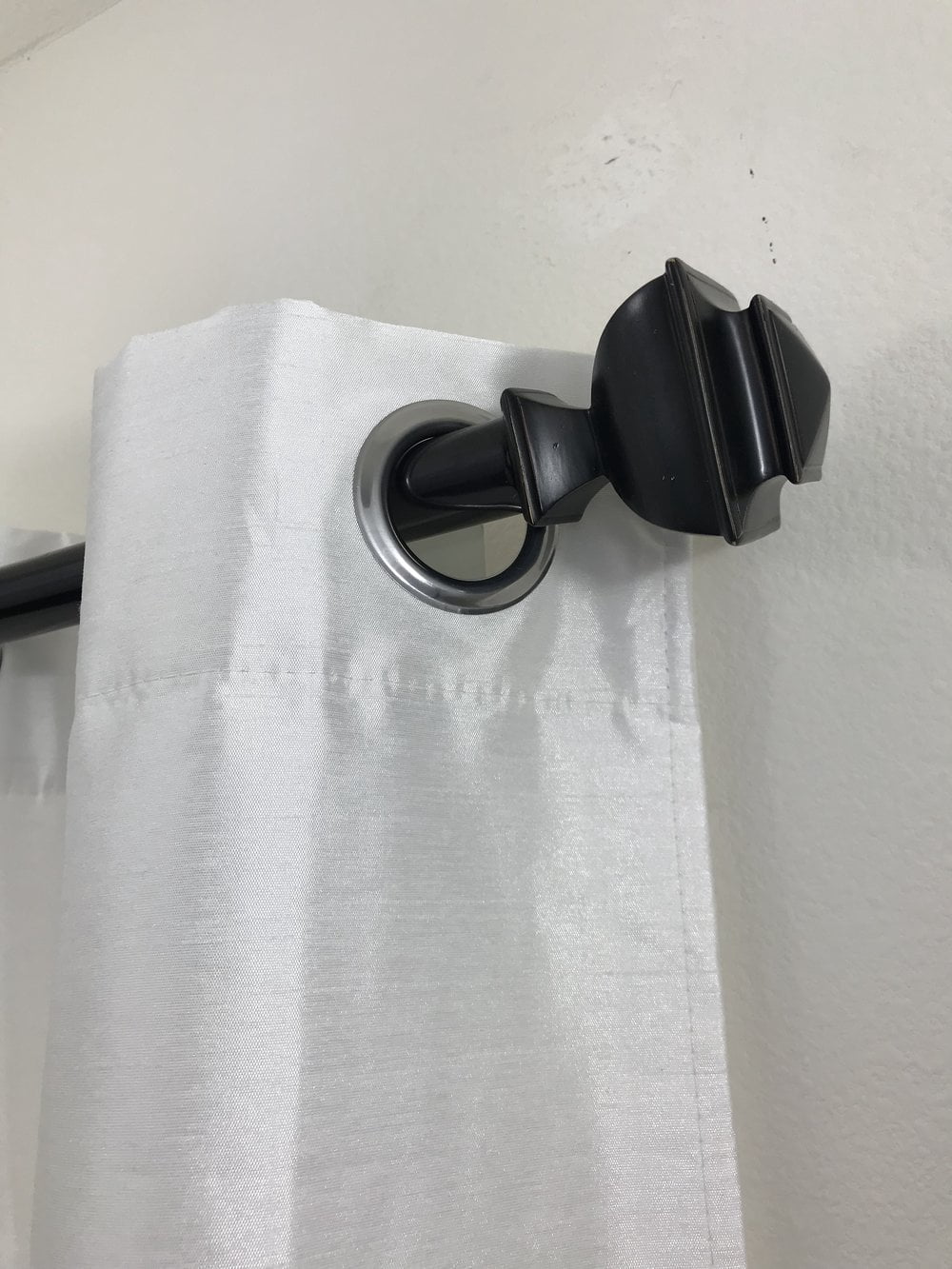 NoNo Bracket - Inside Mounted Blinds Curtain Rod Bracket Attachment (Nickel Set of 3)