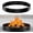3ft, variant on Large Fire Pit for Outside , 48in Big Fire Pit Ring, Heavy Duty Steel Fire Pit with Black Painted Modern Design, Metal Fire Ring for Camping, Backyard, Patio Pit