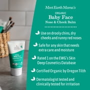 Earth Mama Organic Baby Face Nose and Cheek Balm, 2 fl oz
