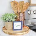 thumbnail image 4 of Darware Copper Coated Kitchen Utensil Holder / 7-Inch Tool Caddy Store All Your Wooden Spoons Spatulas & More, 4 of 5