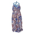thumbnail image 4 of Traje de baño de 3 piezas para mujer Colcomx Estampado bohemio Halter, 4 of 7