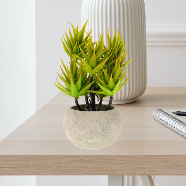 UPOUART De Planta Artificial Bonsái En Maceta Con Hojas Simuladas Para Hogar