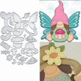thumbnail image 1 of Matrices de corte de metal Anxendong, duende mariposa de primavera, 51 x 36 cm, 1 of 7