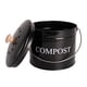 thumbnail image 2 of Compostador de cocina, contenedor de filtro de tapa, compostador de encimera, sin olor negro, 2 of 9