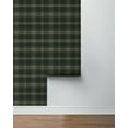 thumbnail image 5 of Nextwall Greenery Sennehill Plaid Peel And Stick Wallpaper - 20.5 in. W x 18 ft. L Roll, 5 of 6