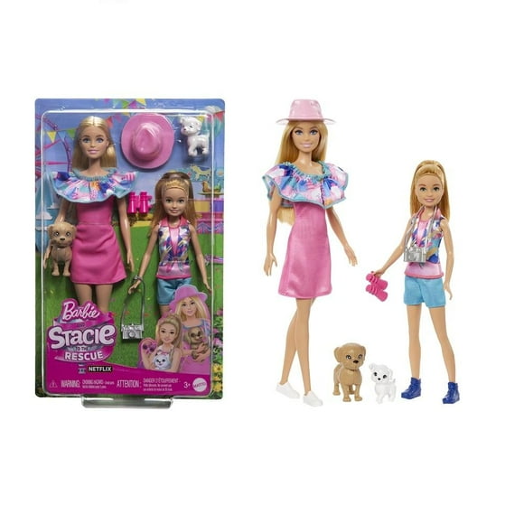 Muñecas Barbie Stacie al Rescate Aventura de Hermanas