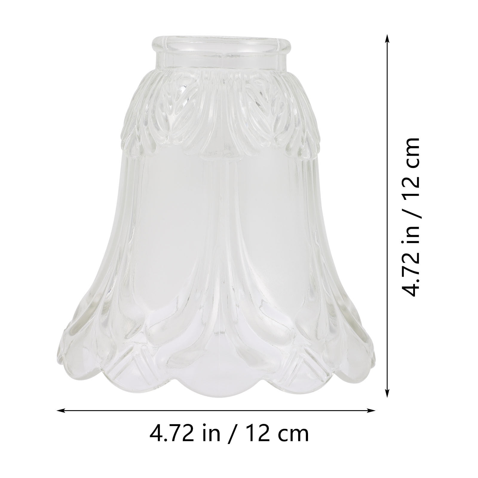 Transparent Glass Lamp Shade Ceiling Fan Light Cover Pendant Light