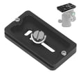 thumbnail image 1 of Placa De Liberación Para Trípode De Cámara, Tornillo Universal Tipo 1/4, 2 Tornillos Hexagonales, Placa De Instalación Rápida Resistente A La Corrosión, Buena Compatibilidad, 1 of 7