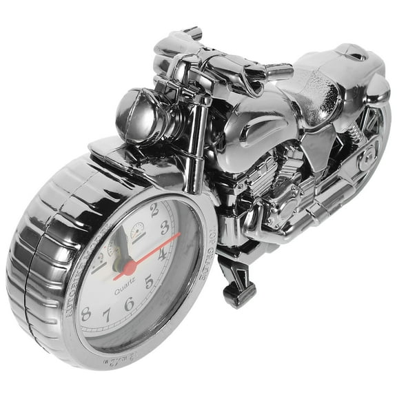 HOOWIFFY Vintage Motorcycle Clock Multi-Color Quartz Eye-Catching Home Decor