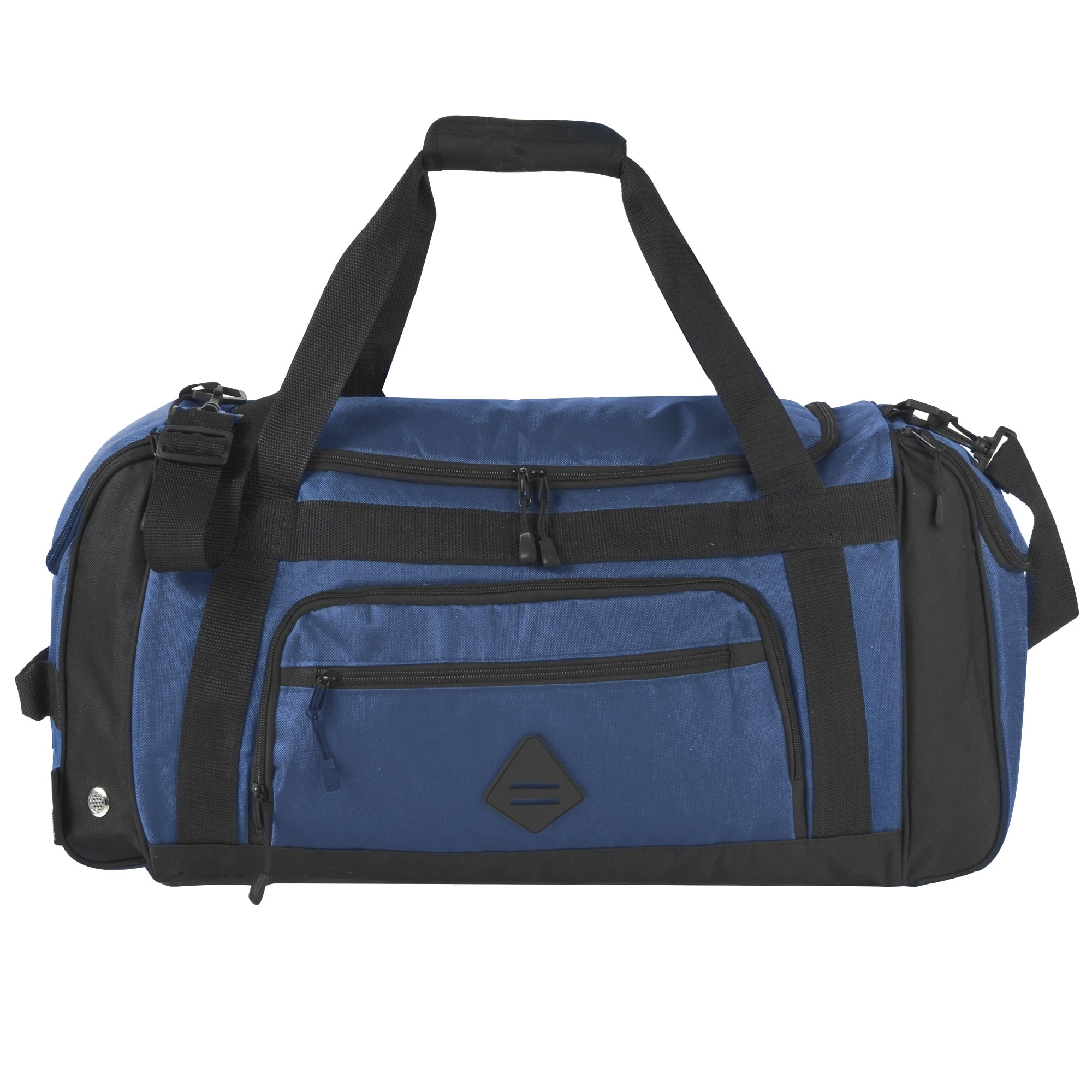 Summit Ridge 24"L Duffel Bag 42 Liter Capacity for Gym Clothes, Sports Equipment, Towels, Sneakers, Travel, Commute in Twilight Blue