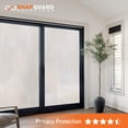 thumbnail image 2 of Snapguard Solutions Privacy Frosted - Silver Mist Glass Window Film (Static Cling, Non-Adhesive), 2 of 9