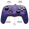 thumbnail image 3 of PDP Faceoff Deluxe+ Audio Wired Controller: Purple Camo Nintendo Switch, 3 of 8