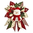 thumbnail image 5 of Clearance! Festive Quilted Christmas Door Hanging DIY Sewing Kit, Christmas Quilted Bow DIY Kit with Fabric, Batting, Thread, Templates & Instructions, Hanging Decor Kit for Door Wall Display, #10, 5 of 6