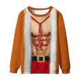 thumbnail image 3 of Sudaderas sin capucha para hombre, estilo casual, con estampado de moda, sudadera de manga larga, blusas de manga larga con cuello redondo, camisas, blusas para hombre, poliéster, 3 of 3