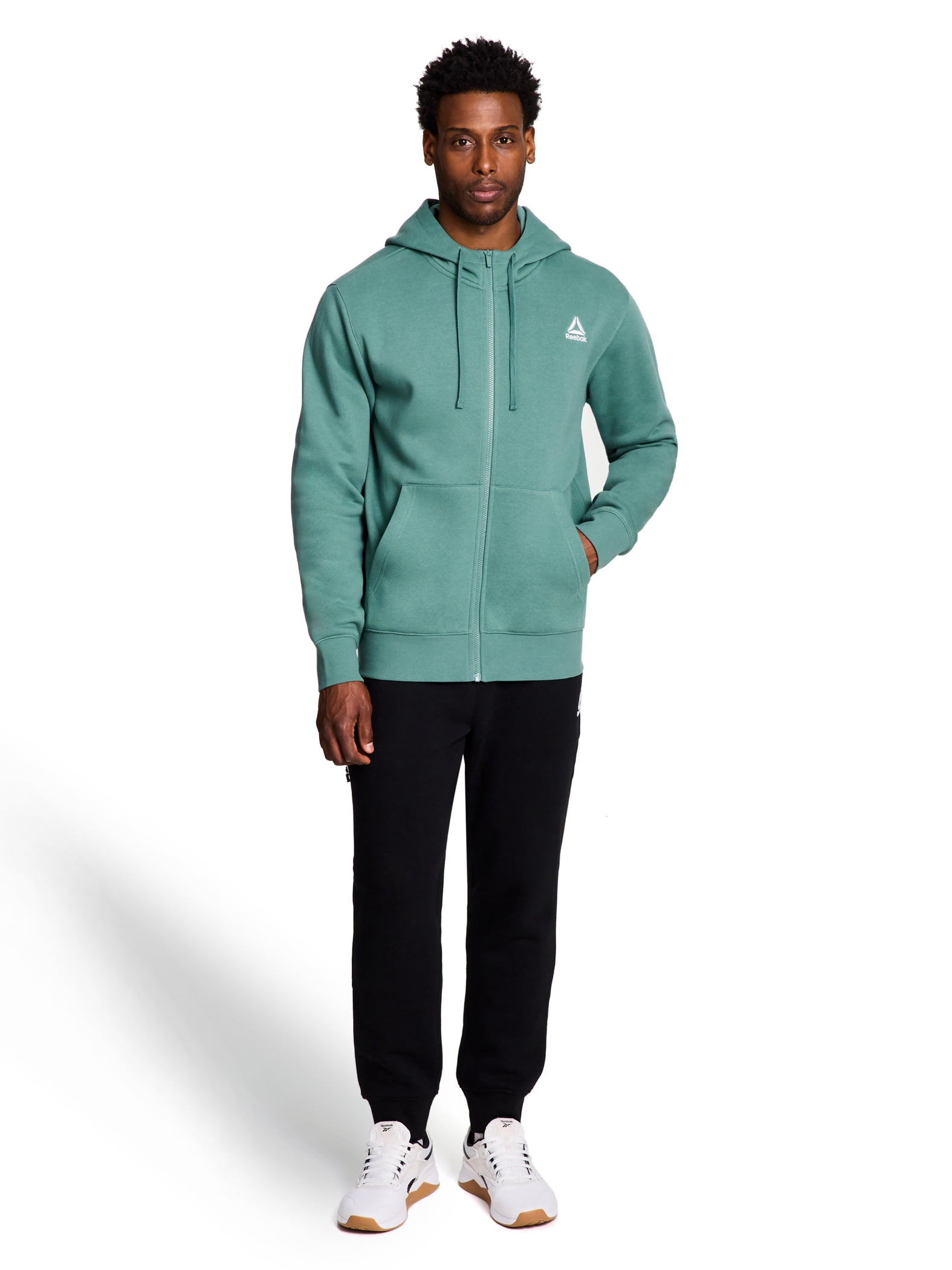 Reebok Men's and Big Men's Game Day Full Zip Hoodie, Sizes XS-5XL