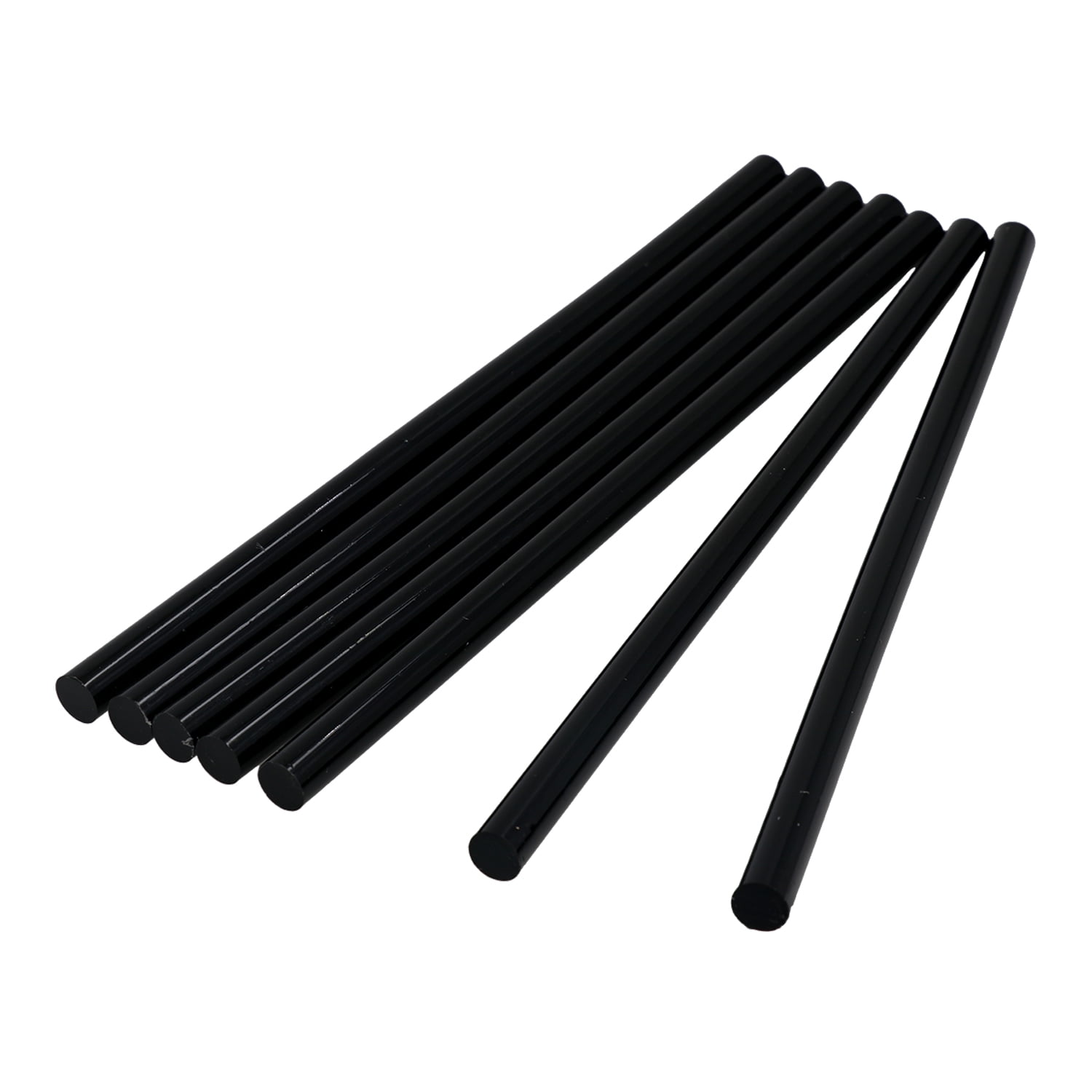 707R10Black High Performance Hot Melt Glue Sticks - 7/16" x 10" | 25 lb Box