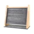thumbnail image 2 of Support Organisateur Stable Base Multi Niveaux Support Oreille en Bois Gris, 2 of 8