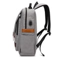 thumbnail image 3 of Backpacks Travel Computer Backpack Grey, 3 of 5