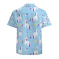 thumbnail image 3 of High Quality Hawaiian Shirts for Men Short Sleeve Aloha Beach Shirt Floral Summer Casual Button Down Shirts Blouses YQ93EL, 3 of 7