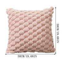 HengDidi Quilted Pv Velvet Pillow Covers with Hidden Zipper, Multi-Support Cushion for Sofa Lumbar Bedside office Decor, Solid Color Easy-Clean Durable Home Textile for Living Room Bedroom Home Decor