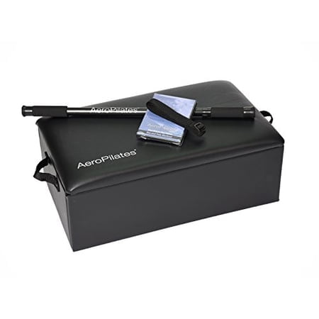 AeroPilates Box & Pole | Reformer Accessory for Exercises That Advance Range of Motion, Flexibility & Strength, Black