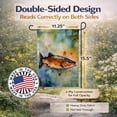 thumbnail image 4 of Brown Trout Garden Flag 11.25 in x 15.5 in, 4 of 7