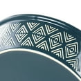 thumbnail image 4 of Laurie Gates 10 Inch Wax Relief Stoneware Tierra Pie Dish in Blue, 4 of 5