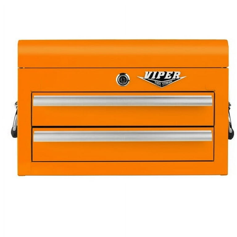 Viper Tool Storage 18-in W x 11.5-in H 2-Drawer Stainless Steel Tool Chest  (Stainless Steel) in the Top Tool Chests department at